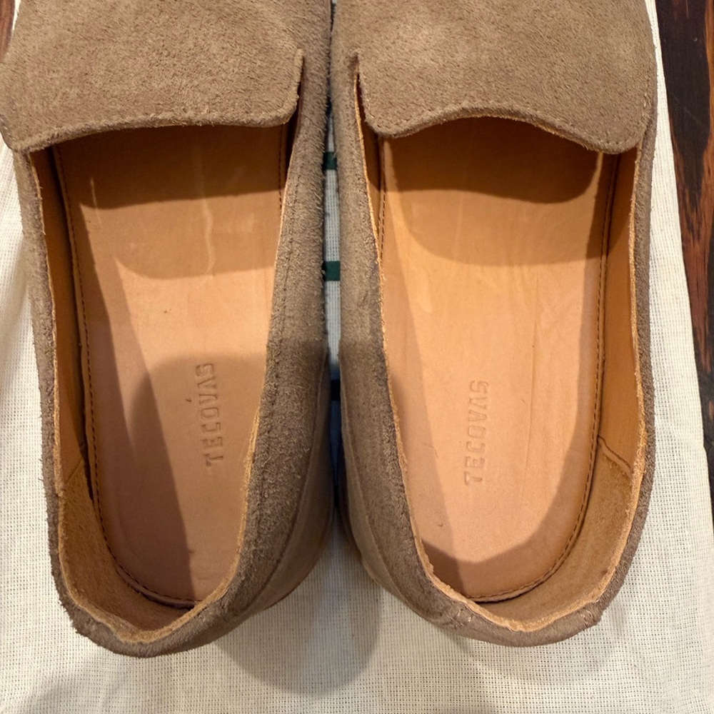 Men's Tecovas Monterrey Loafers Granite Suede - Picture 6 of 10